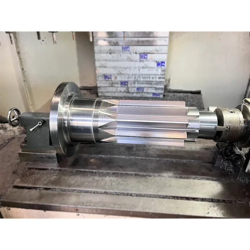 High-precision Splined Gear Structure Shaft for Tool Spindle 6-meter-long Solid Forged Shaft OEM