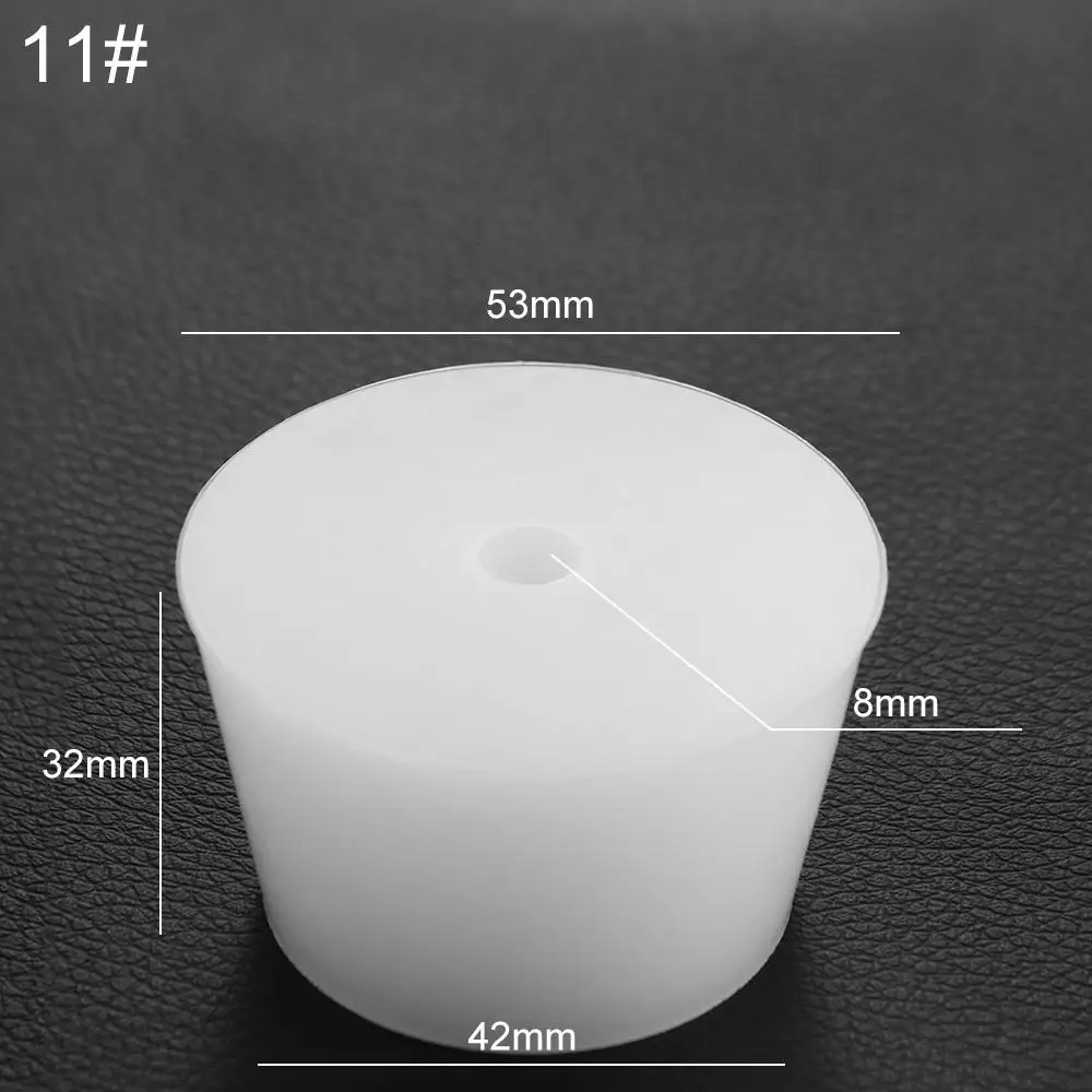 High-Temperature Resistant Wide Mouth Bottle Water Pipe Conical Fermenter Cover Bottle Stopper Test Tube Silicone Plug