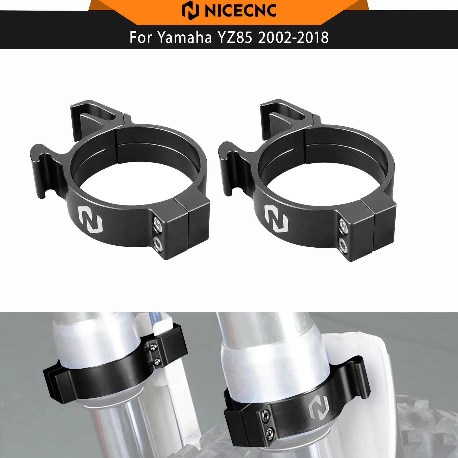 

NICECNC Aluminum Front Fender Retainer For Yamaha YZ85 YZ 85 2002-2018 YZ80 YZ 80 1993-2001 CNC-machined Motorcycle Accessories