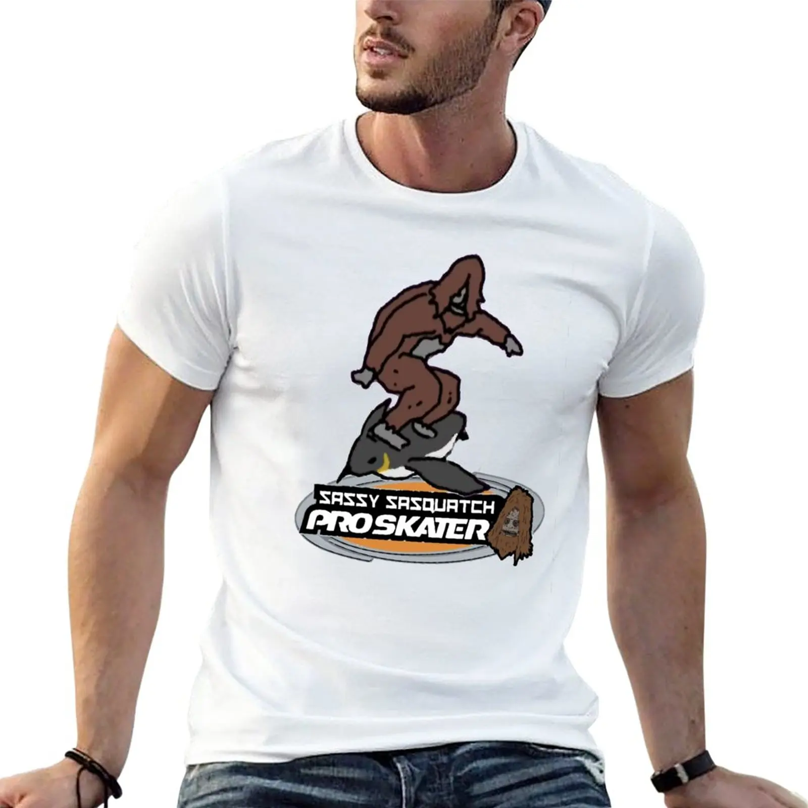 Sassy the Sasquatch - Pro Sk8er T-Shirt anime cute clothes fitted t shirts for men