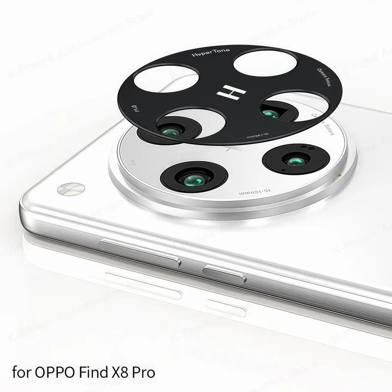 حامي عدسة معدني لهاتف Oppo Find X8 Pro Ultra Pro غطاء حلقة كاميرا من سبائك الألومنيوم الخلفي #6
