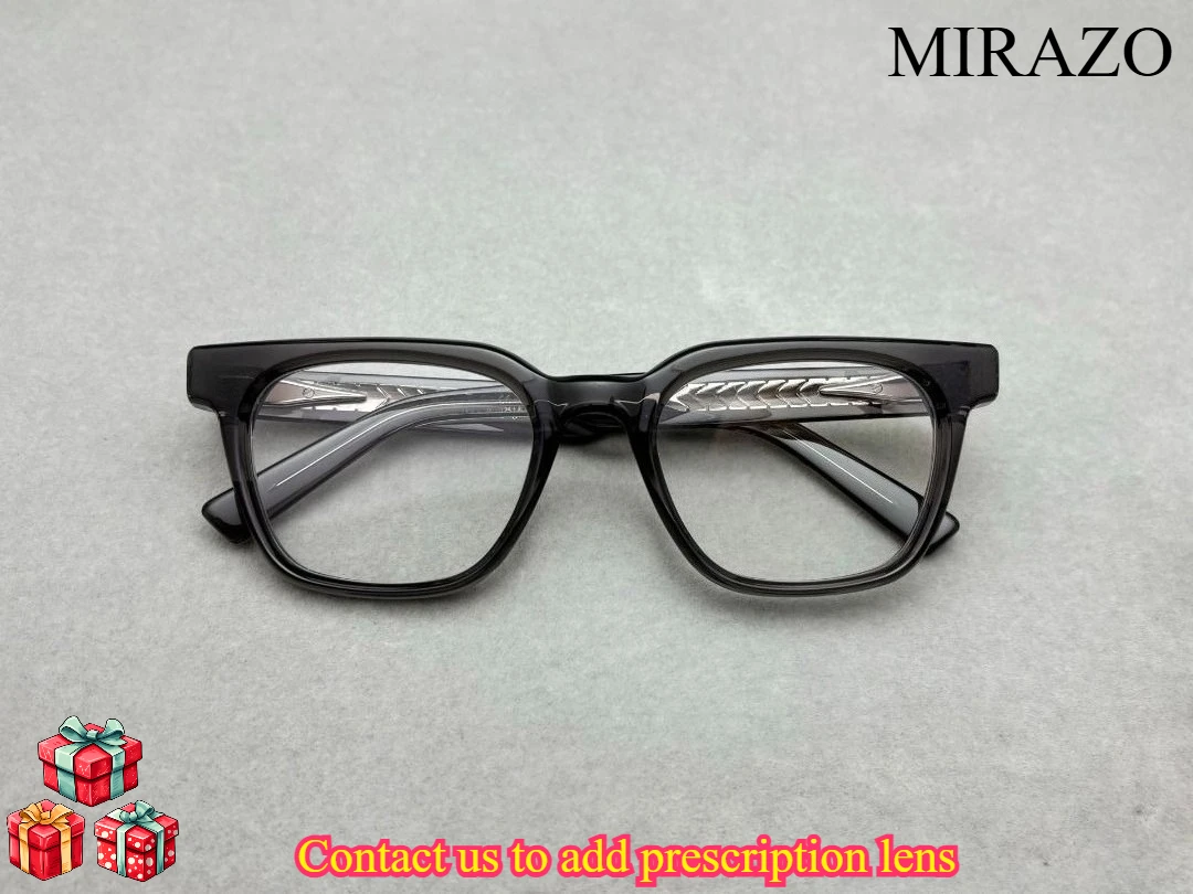 

Luxury Vintage Acetate Square GM Eyeglasses Men Women Korea Optical Sunglasses Blue Light Block Goggles Retro Brand Eyewear ALTO