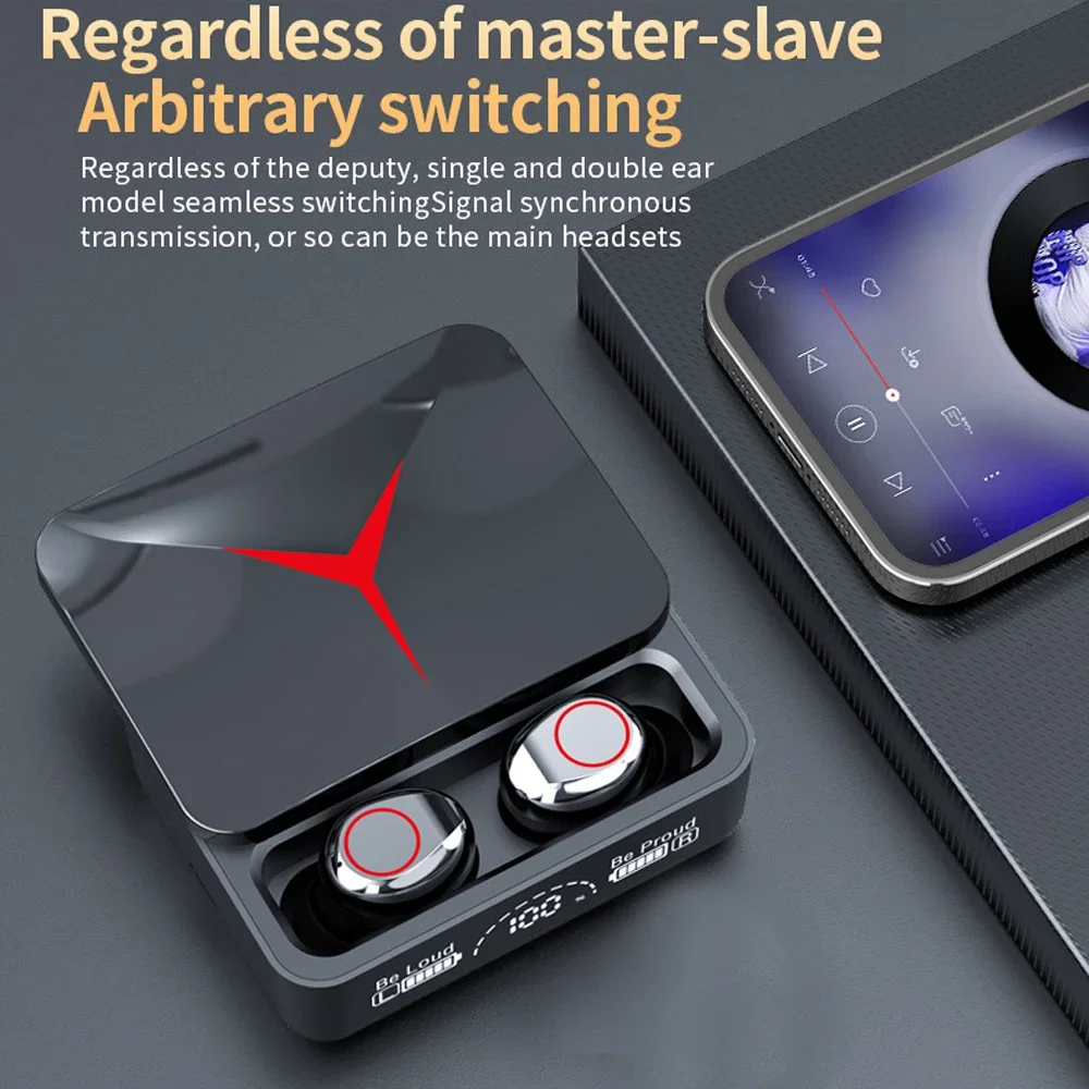 Hot Sell TWS M90 Wireless Headphones Gaming Earphone Bluetooth 5.3 Sport Earbud Music Headsets Noise Reduction earbud For phones