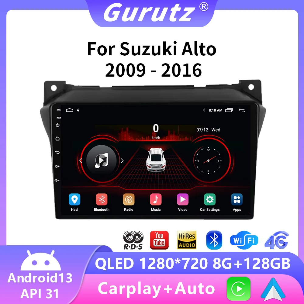 

2 Din Android 13 For Suzuki Alto 2009 2010 2011 2012 2013 2014 2015 2016 Car Radio Multimedia Stereo DVD Player Navigation GPS