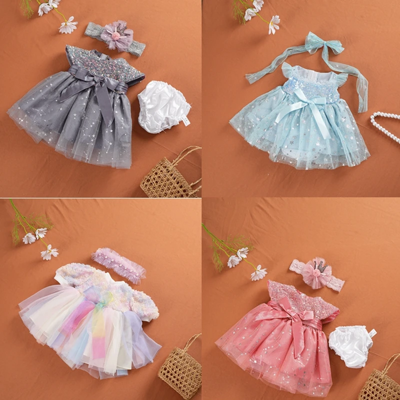 Sukienka dla lalek dla 55cm Reborn ubranka dla lalki akcesoria ręcznie robione ubranka dla lalki DIY zabawki dla dziewczynek akcesoria dla lalek DIY zabawki