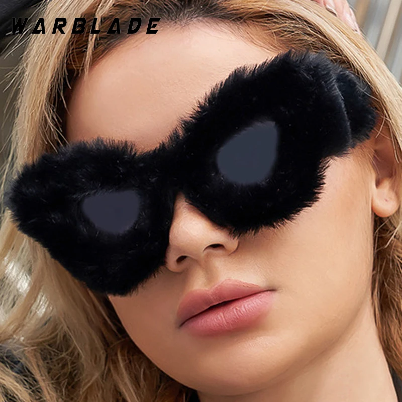 

Trending Cat Eye Wacky Women's Sunglasses New Fashion Brand Designer Men Sunglass Street Photography Party Female Eyewear UV400