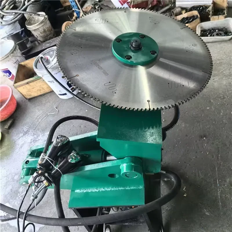 For Excavator Hydraulic Circular Saw Tree Saw Blade Accessories with Motor Core for Construction Logging Timber Cutting New