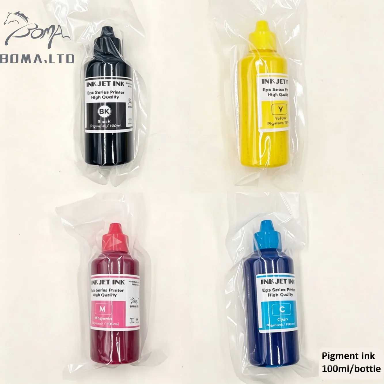 4colors Waterproof Bulk Refillable Pigment Inks For Epson Colorwork TM-C3500 C3500 C3400 C3510 C3520 C7500G Color Labels Printer