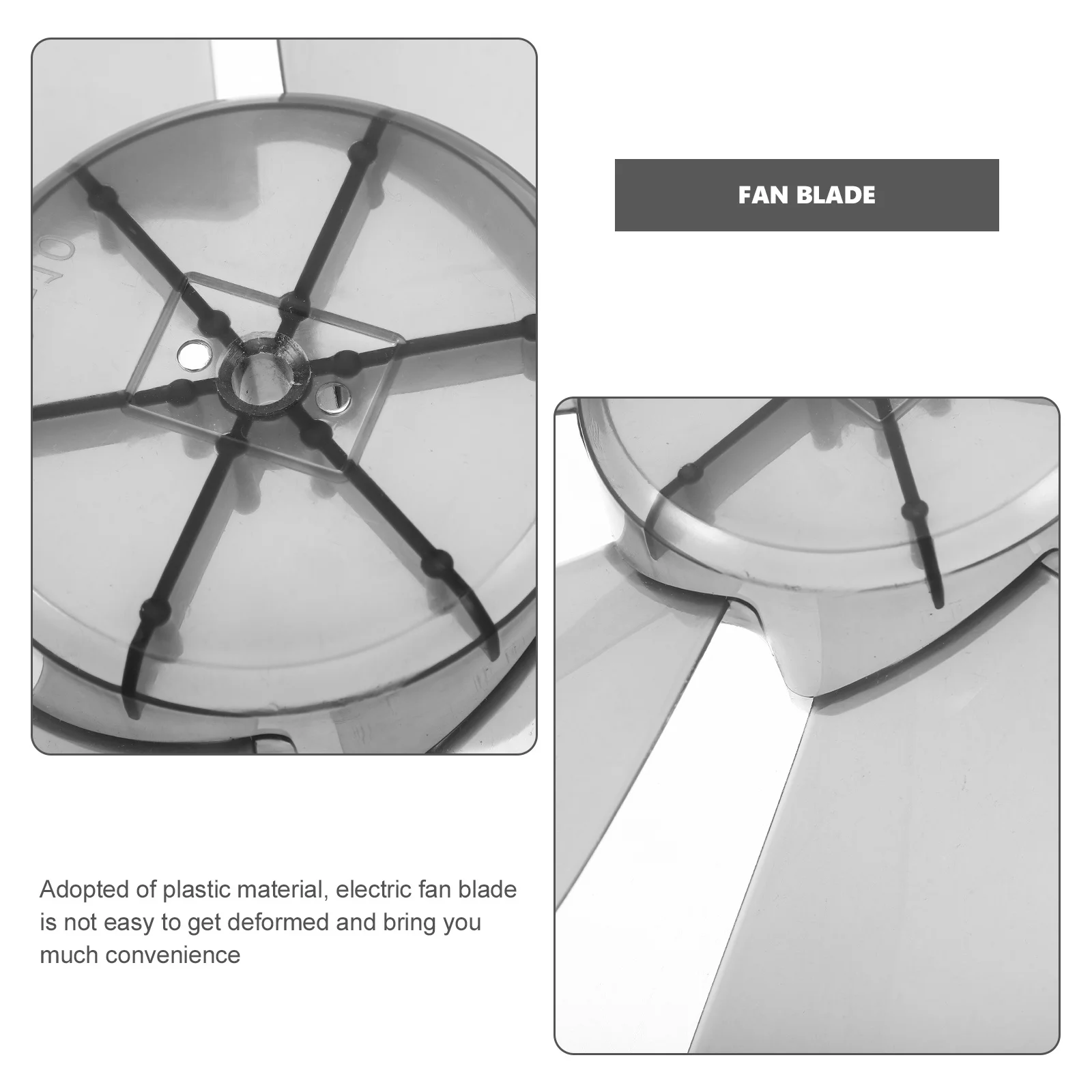 

Plastic Fan Blades Easy to Clean and Install for Most Electric Fans Quiet Operation Large Fan