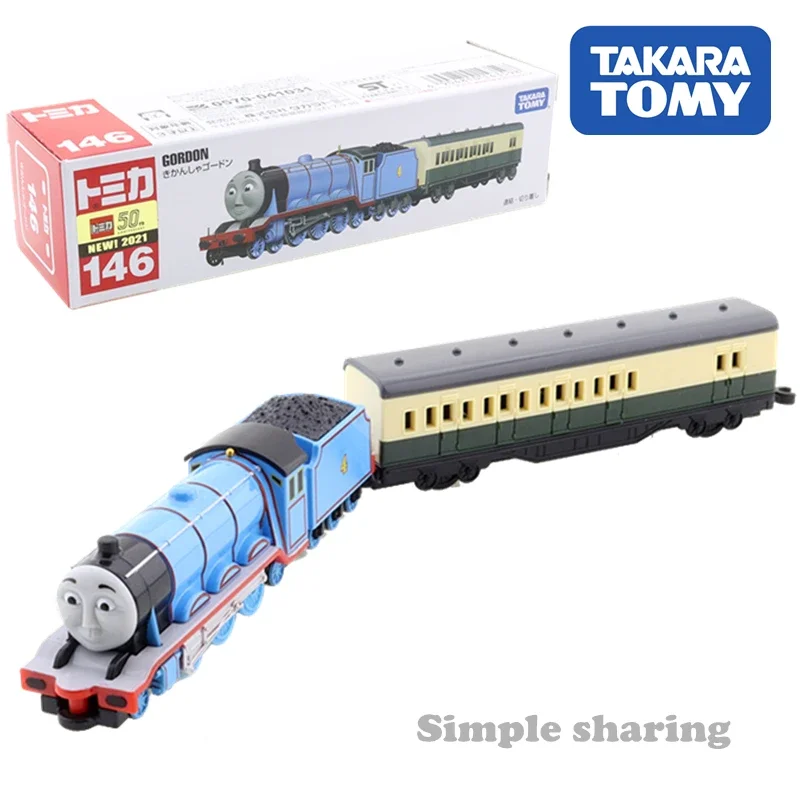 TAKARA TOMY Long 146 Thomas Gordon train alloy die cast car model Child toy Boy holiday gift, collection of decorative pieces