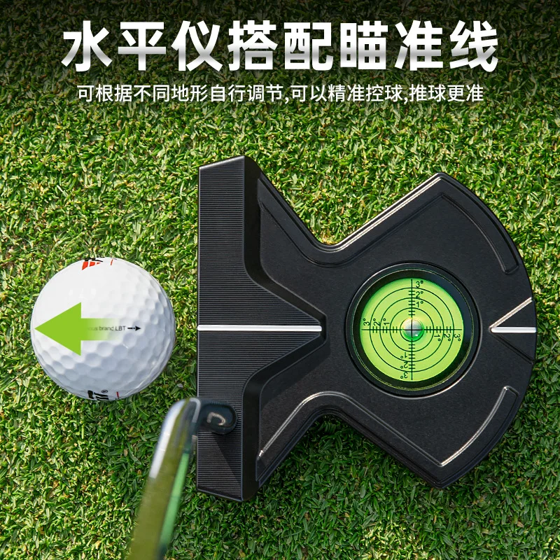 PGM golf club, male and female level putter, large head forged aluminum slope detection line of sight putter