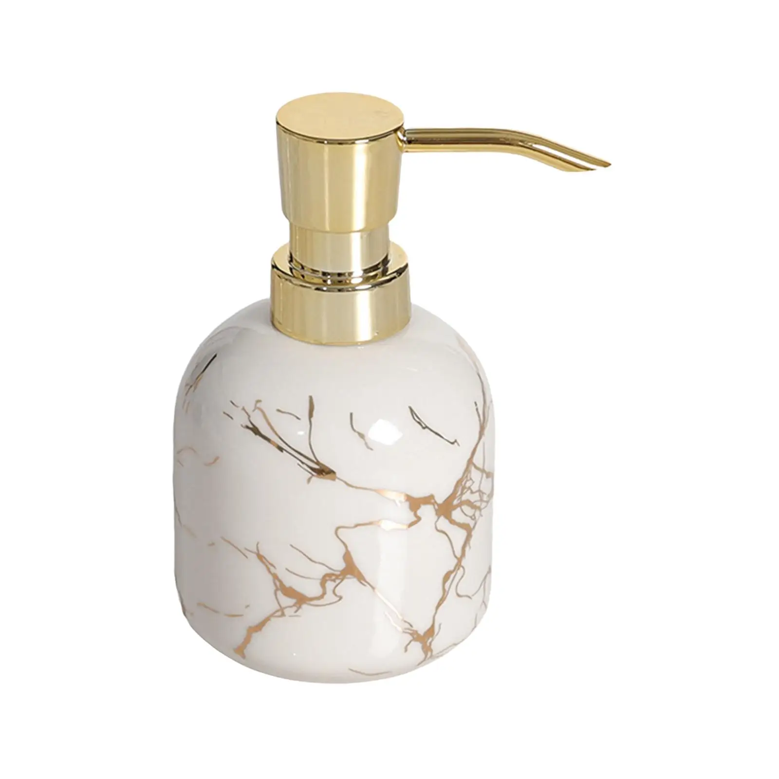 Stylish Hand Lotion Bottle Refillable Pump Bottle, Multipurpose Empty Manual Pump Shampoo Bottle for Restaurant Hotel Toilet