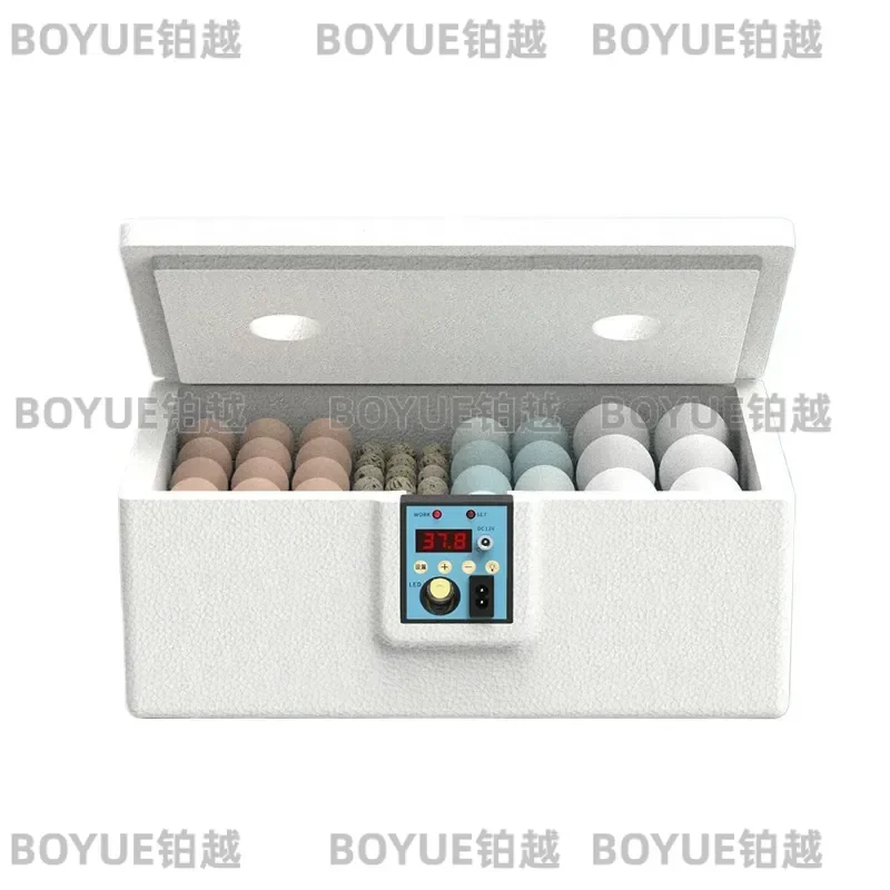 Automatic Chicken Egg Incubator Small Water Bed Hatcher for Duck Goose Poultry Smart Household Brooder Machine