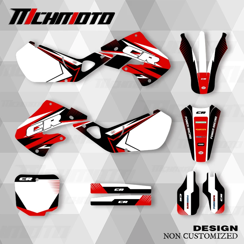 

MCHMFG новый стиль графические наклейки комплект наклеек для HONDA CR125 1998 1999 CR250 1997 1998 1999