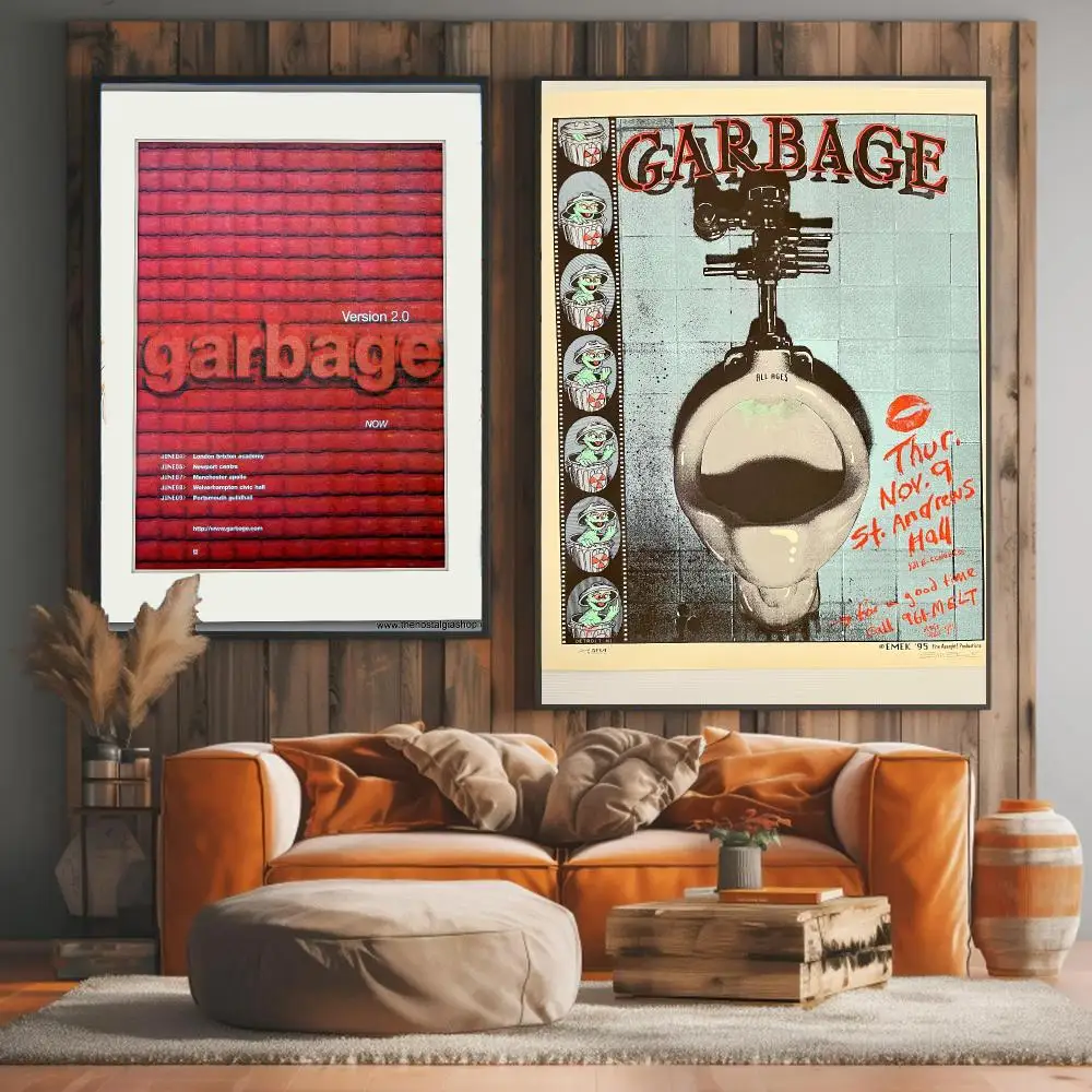 band G-Garbage-E Painting Calligraphy Elegant Botanical Decor for Living Room Modern Interior Design