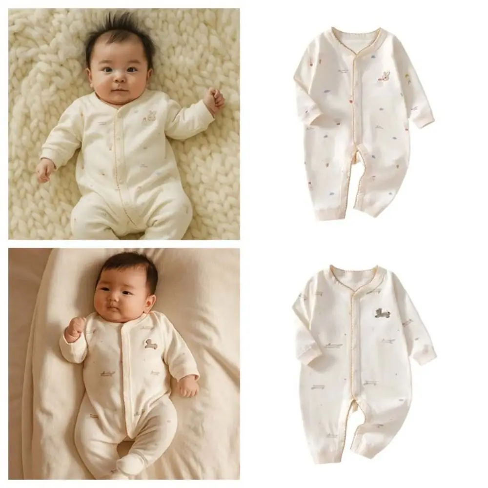 

Horse/Rabbit Cartoon Baby Romper Long Pants Climb Infant Romper Cartoon Baby Jumpsuit Cotton Casual Outfit Cartoon Baby Bodysuit