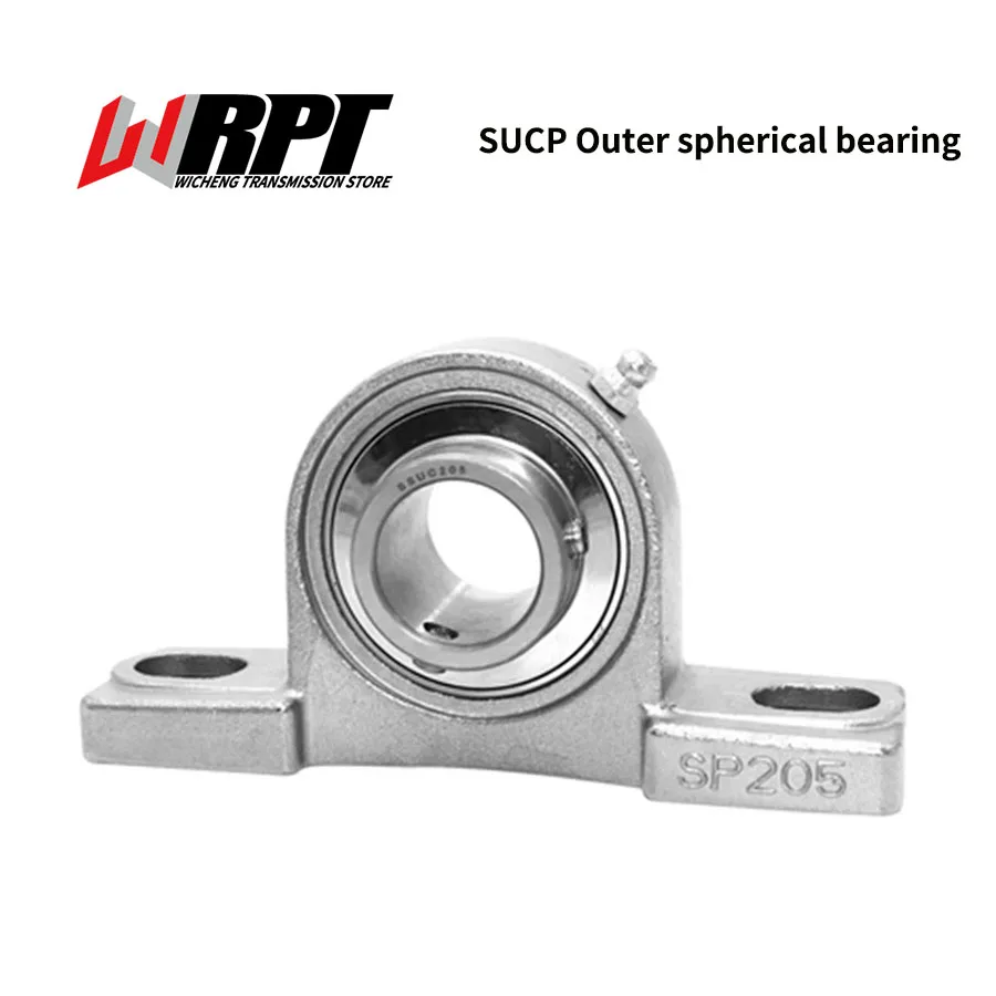 

Stainless Steel Outer Spherical Vertical Seat Bearing SUCP204 205 206 207 208 209 210 P212