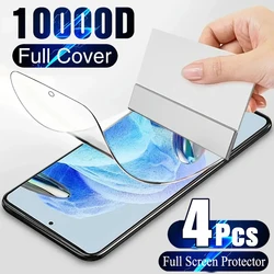 4Pcs Full Cover Hydrogel Film For Huawei P30 P20 P40 Lite P50 Pro Screen Protector For Huawei Mate 30 20 40 50 60 Pro Lite Film