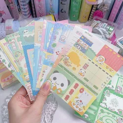 Coleção Memo Pads Kawaii, Material para Arte, Artesanato DIY, Álbum, Jornal, Planejador, 120 folhas, 12 estilos