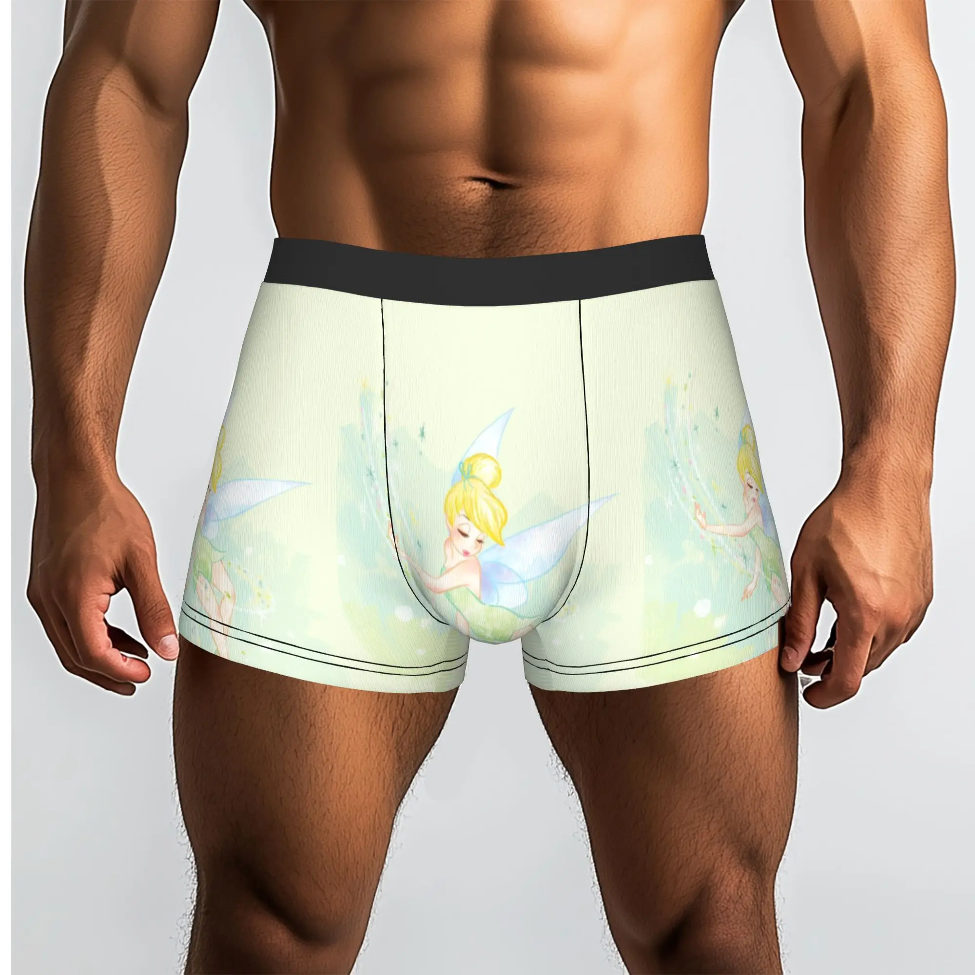 Customized Male Fashion T-Tinker Anime Bell Cute Cartoon Underwear  Boxer Briefs Breathable Shorts Panties Underpants