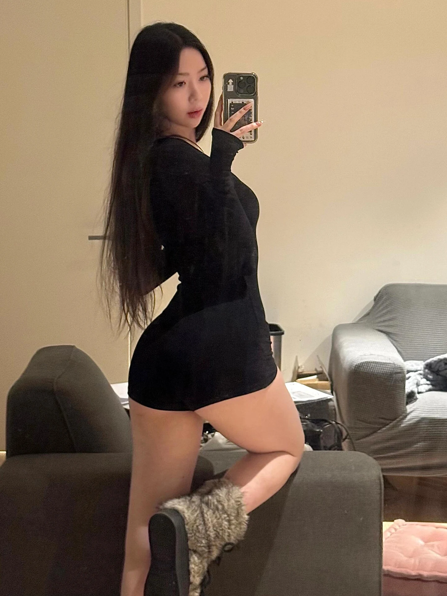 Bla U-Ne Long Sve Jumpsuit Women's Sle High Waist ort Pants Spor Casual Slimming Trendy Fall New Arrival