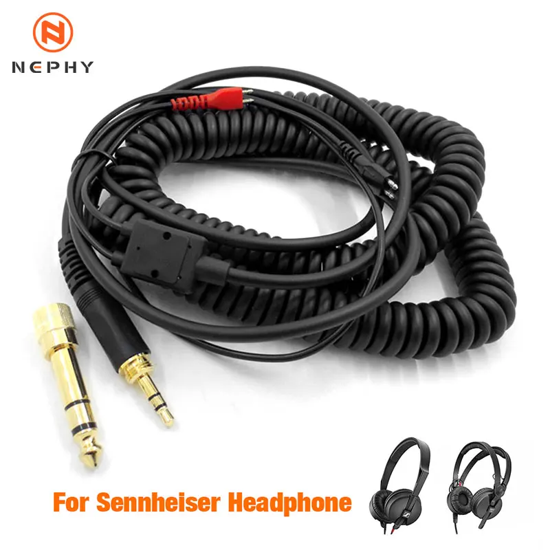 Replacement Audio Cable for Sennheiser- HD25 HD25-1 HD25-1 II HD25-C HD25-13 HD 25 HD600 HD650 Headphones