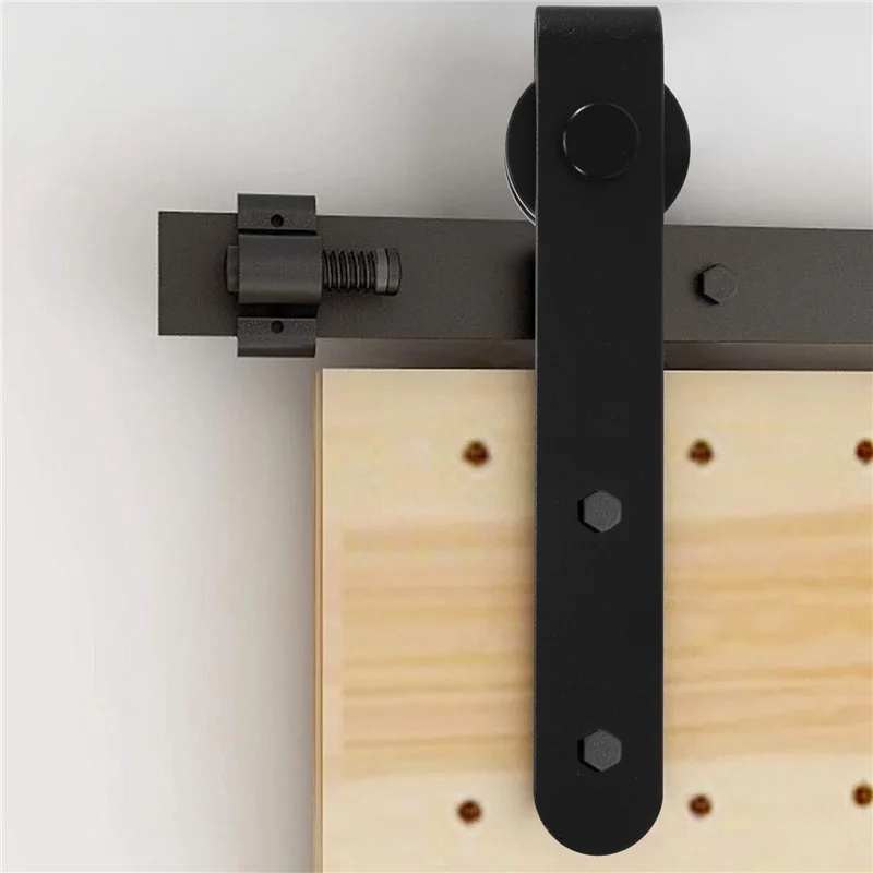 Abse-kit de ferragens para porta de celeiro deslizante, super mini kit de ferragens para porta deslizante, cabide de montagem superior, armário