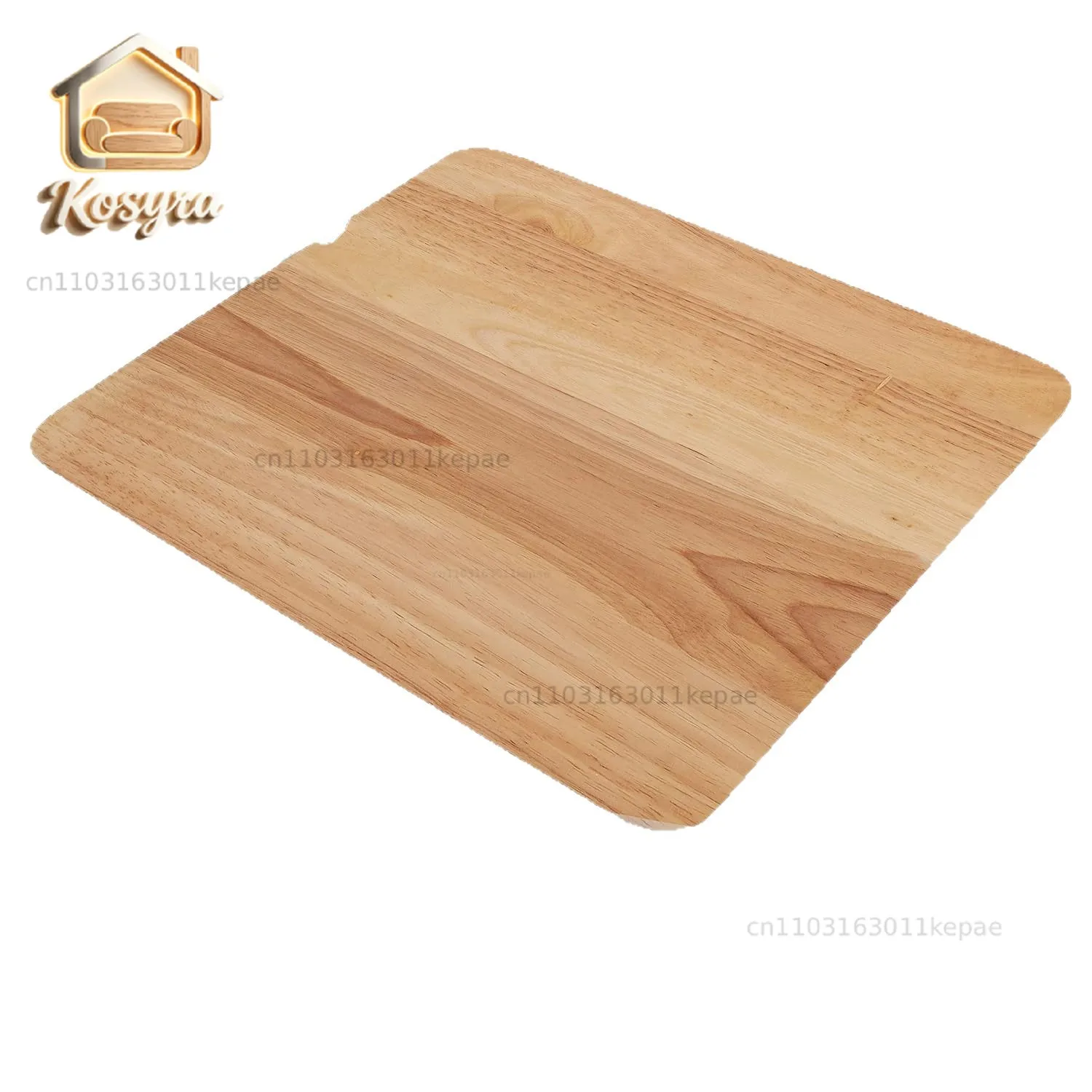 Cross-border solid wood cutting board outdoor sink cover camping fruit and vegetable cutting board non-slip cutting board