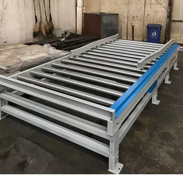 Manual Gravity Roller Conveyor System Powered Roller Conveyor Factory NO Power Unpowered For Loading Uploading Truck HOT SALES