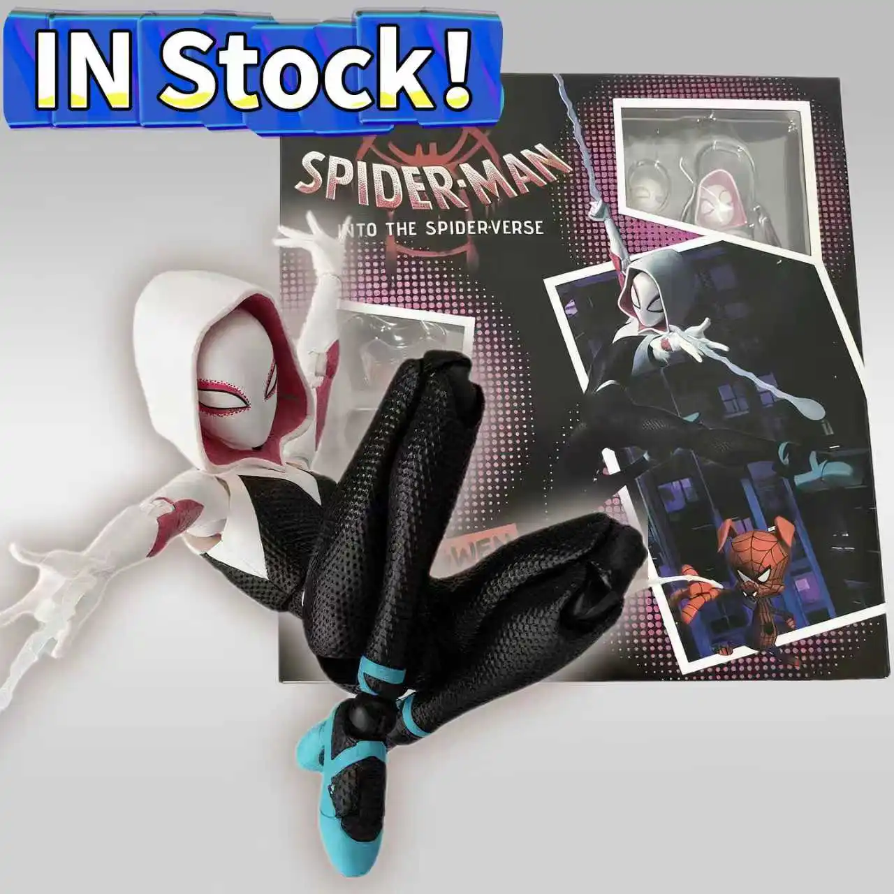 

Sentinel Sv Action Nior Spiderman Action Figure Collection Model Miles Morales Spider-Man Into The Spider-Verse Figurine Toys