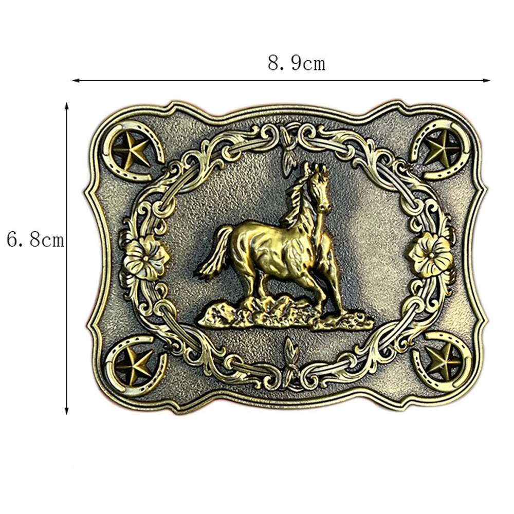 Cheapify Dropshipping Wild Horse Belt Buckle for Men Western Cowboys Evillas Para Cinturon Hombre