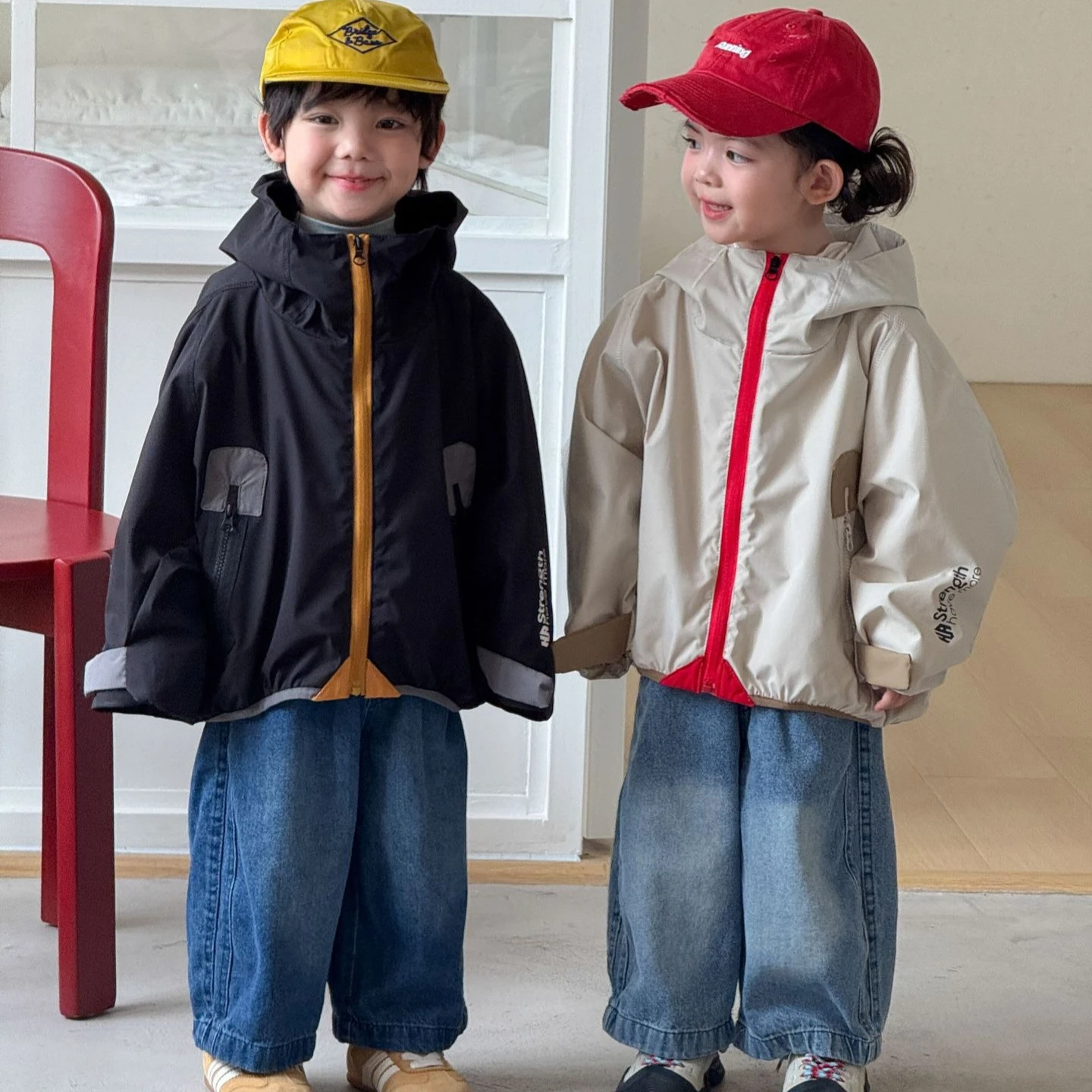 Pants 2026 Autumn and Winter New Children's Wear Korean Style Boys and Girls Fashion Casual Wide Leg Cowboy Scimitar Pants