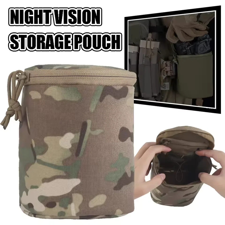 

Тактическая сумка для очков ночного видения MOLLE NVG с нейлоновой подкладкой, надежно носить с собой и защитой очков ночного видения