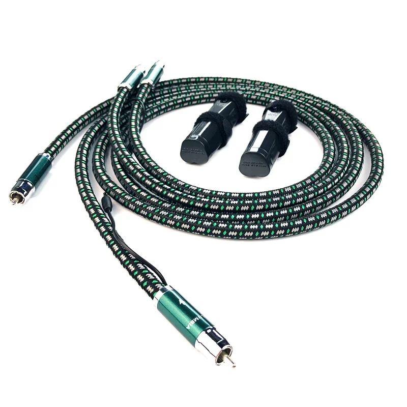 

Кабель RCA для домашнего кинотеатра, однотонный, медный, от 2RCA до 2RCA HiFi