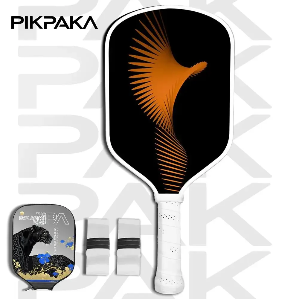 مجموعة مجداف كرة البيسبول الرياضية ذات التصميم البرتقالي المعتمدة من USAPA T700 من ألياف الكربون Unibody مع طاقة أساسية على شكل قرص العسل مقاس 16 مم #1