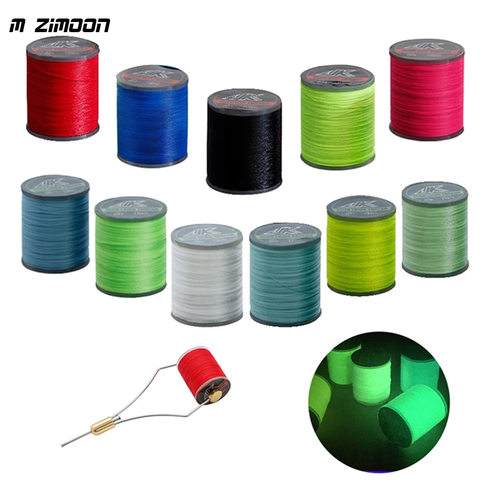 Fishing Rod Guide Binding Line 150D Winding Thread Wire Polyester Fiber Ring Fasten Line DIY Durable Fishing Line Accessories