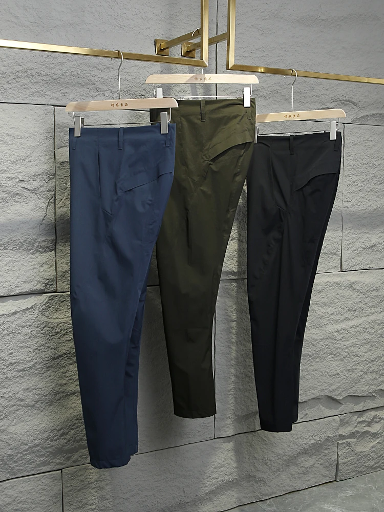 

Long Feng Zhou Men's Outdoor Casual Pants Windproof Water Repellent Soft ell Trousers Stichl Glued Ss 3D Tailoring