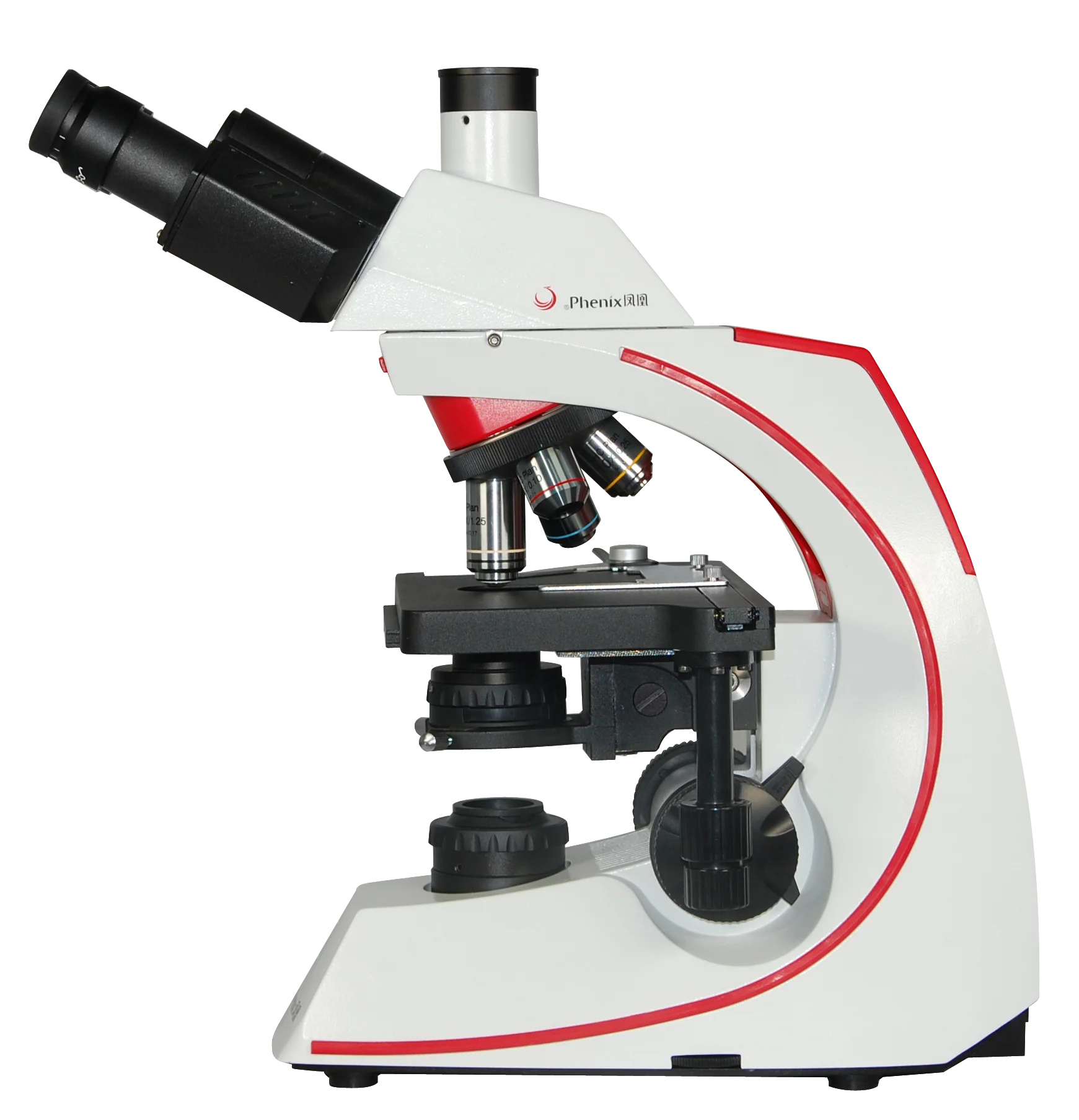 Phenix Professinal Laboratory Trinocular Biological Microscope with Infinite Plan High-contrast of BMC500 for Sale