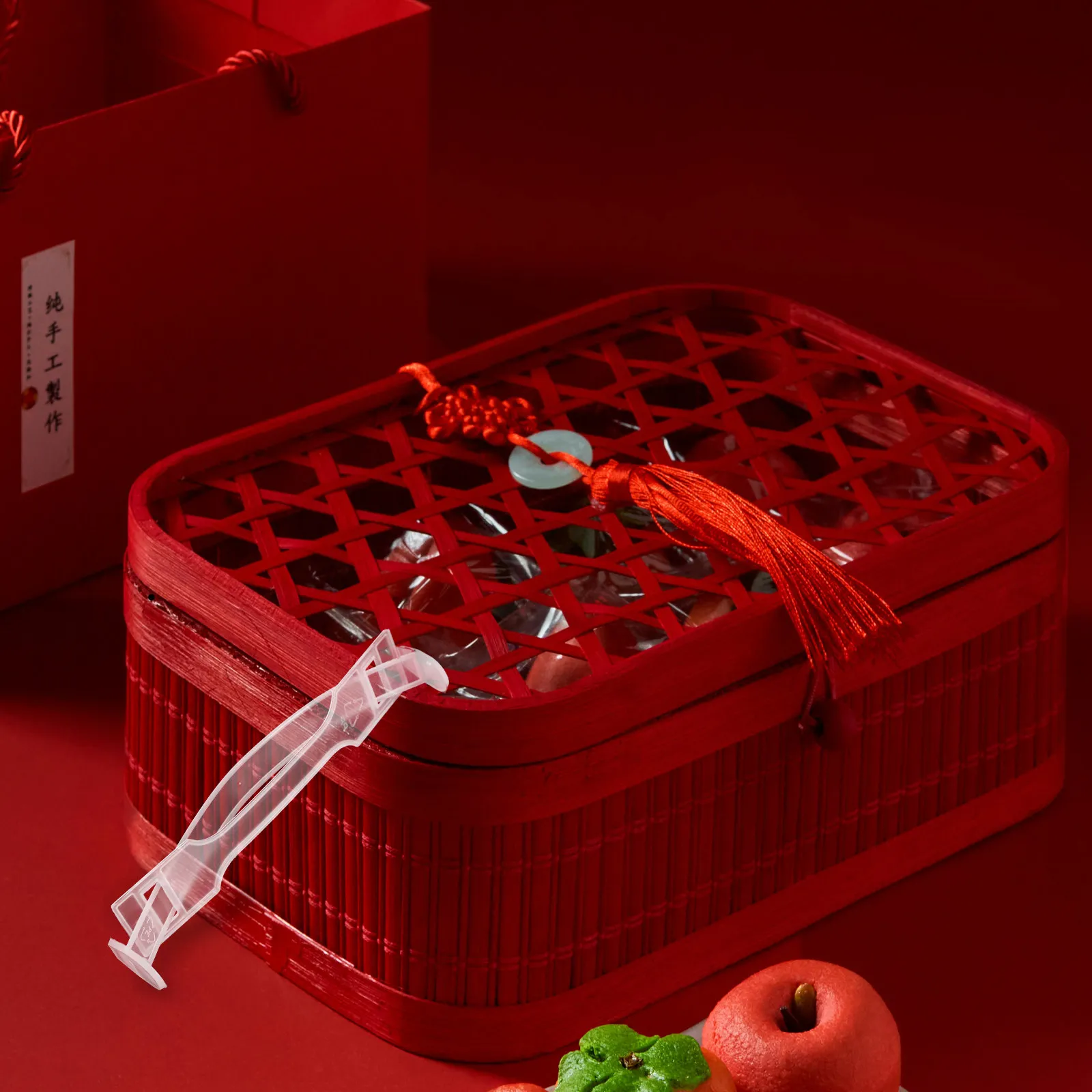 50Pcs Carton Grab Handles Heavy Duty Plastic Carry Handles for Boxes Quick Install Clear Plastic Handle for Moving Lifting