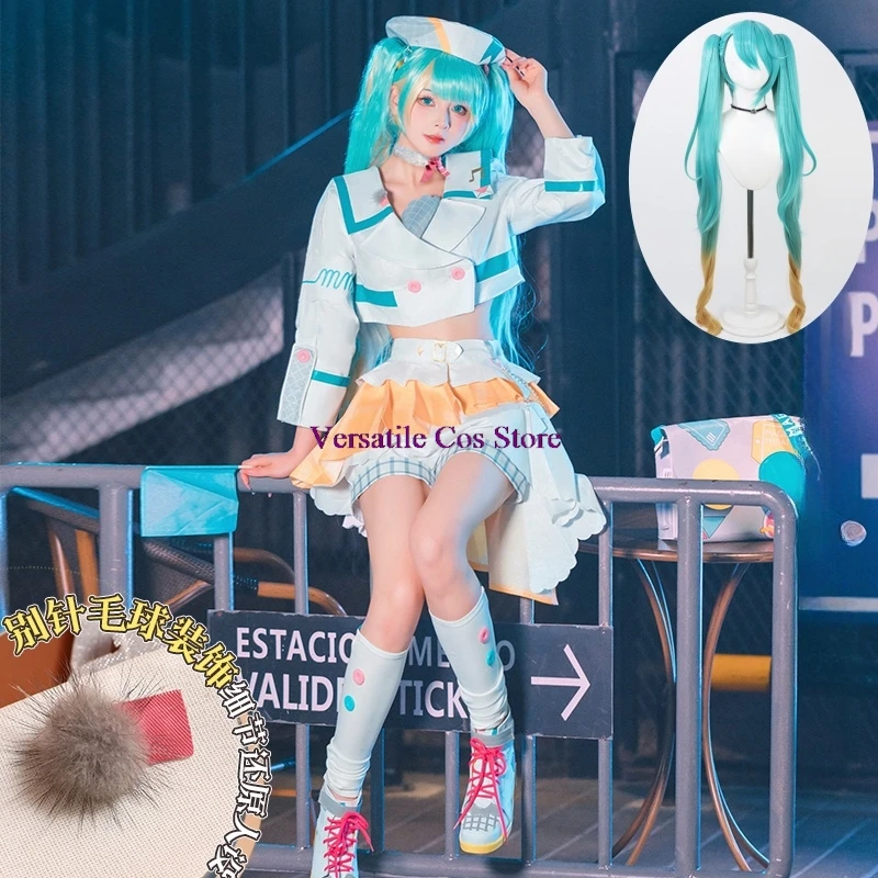 In Stock Magical Mikuu 2024 Cosplay Costume Project Mirai Sekai Stage Magic Concert Show Colorful Wig Halloween Xmas