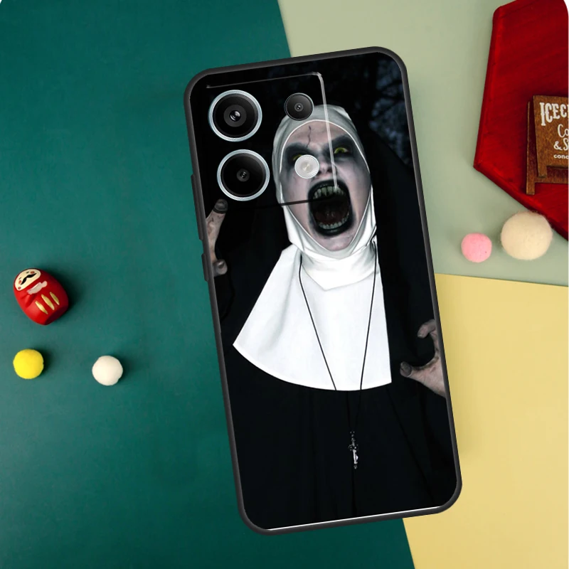 The Nun Valak Horror Case For Xiaomi Redmi Note 12 11 10 9 13 Pro Plus 9S 10S 11S 12S Redmi 13C 9C 10C 12C Cover