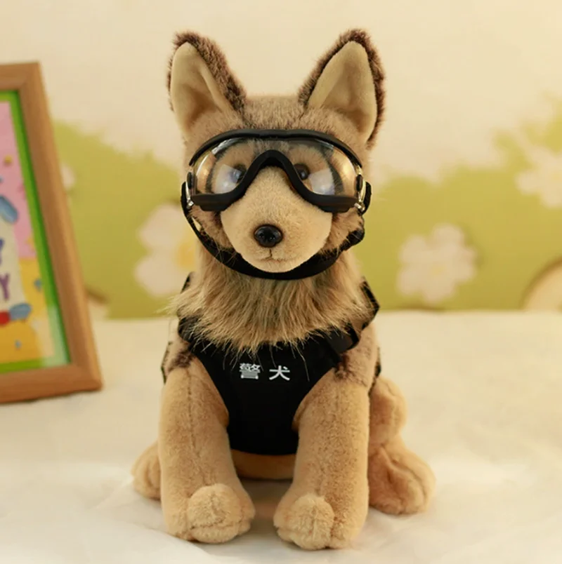 

Новинка в наличии: плюшевая игрушка-фигурка полицейского собаки, реалистичная игрушка-собака, кукла-немецкая овчарка, идеальный подарок для любителей собак в особых случаях.