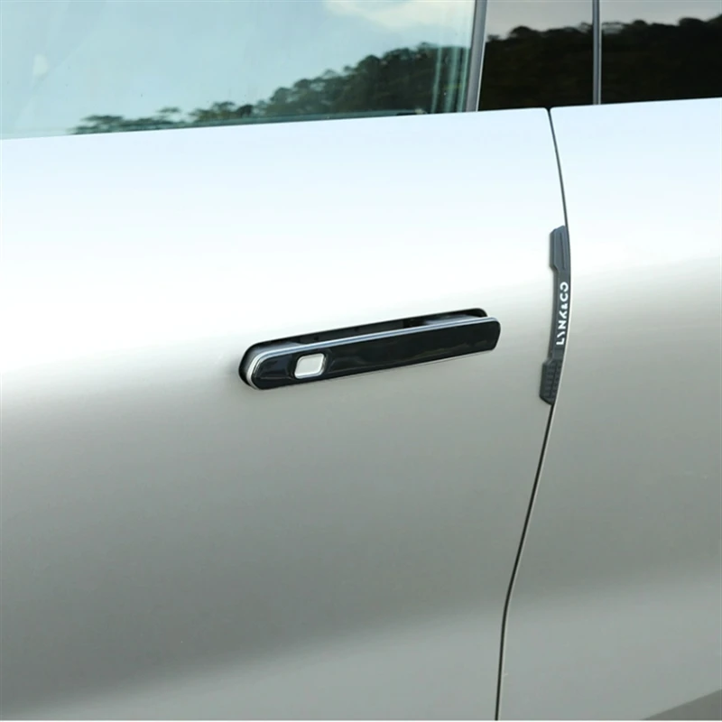 Exterior Accessories Car Door Handle Catch Protection Cap Cover Trim 4PCS/SET For GEELY LYNKCO 08 2024