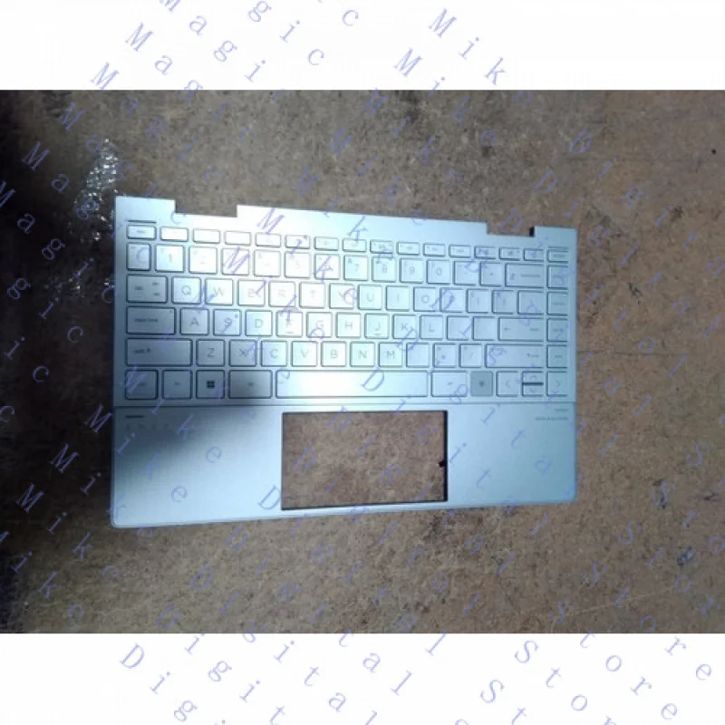 

UU Silver Palmrest Backlit Keyboard Upper Case For HP Envy X360 13-BD M82698-001 US