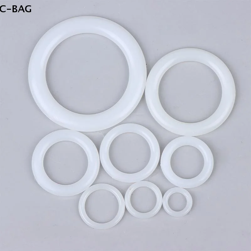 

1 Pack DIY Crochet Ring Circle Hook Craft Handbag Accessories Plastic Sewing Ring 12.7mm-50mm