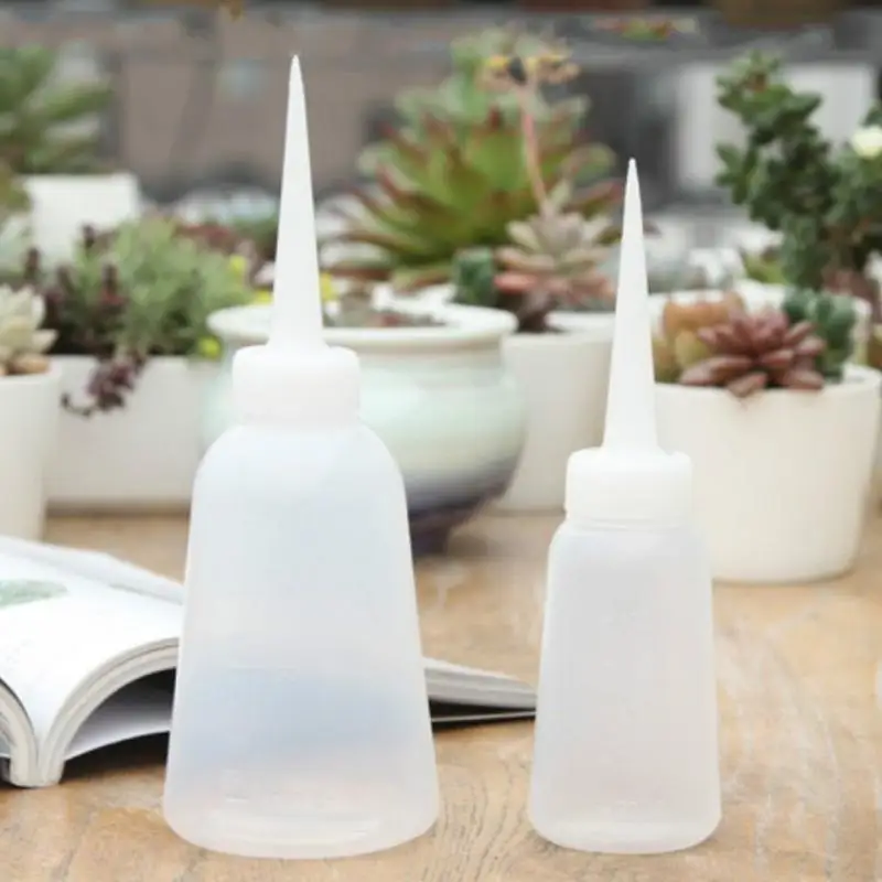 Botella riego para plantas suculentas HX6D, pulverizador con boquilla Vertical plástico