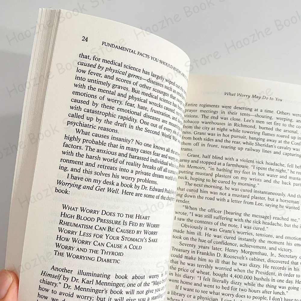 How to Stop Worrying and Start Living: Time-Tested Methods for Conquering Worry by Dale Carnegie Stress Management English Book