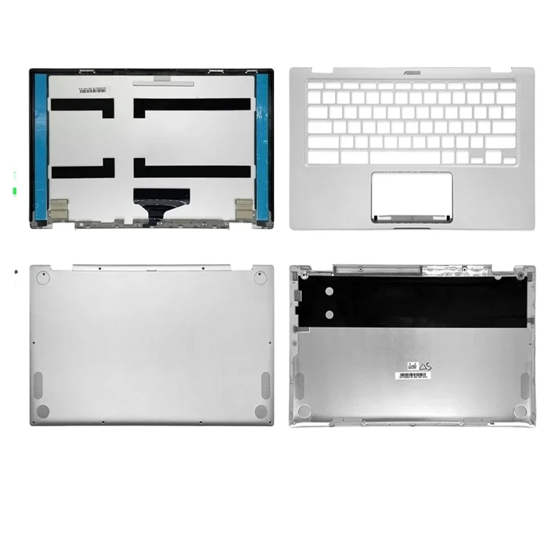 Para Chromebook Flip C435TA C434TA-DS588 case Tampa Traseira Superior do Laptop Palmrest Carcaça Inferior Superior Prata shell