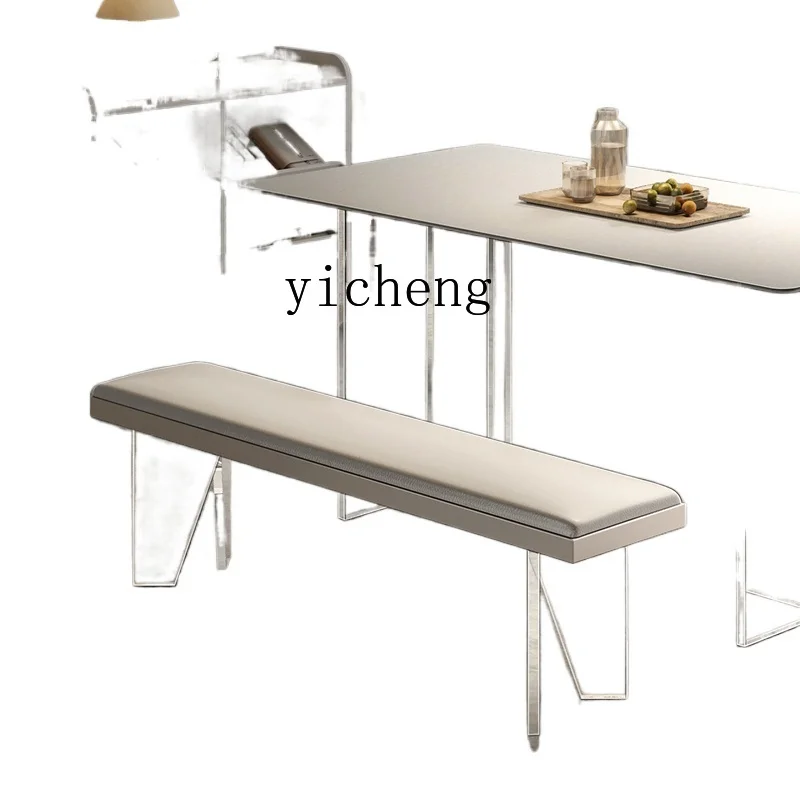 

XL Acrylic Shoe Changing Stool Advanced Home Table and Chair Living Room Long Stool Tail Stool