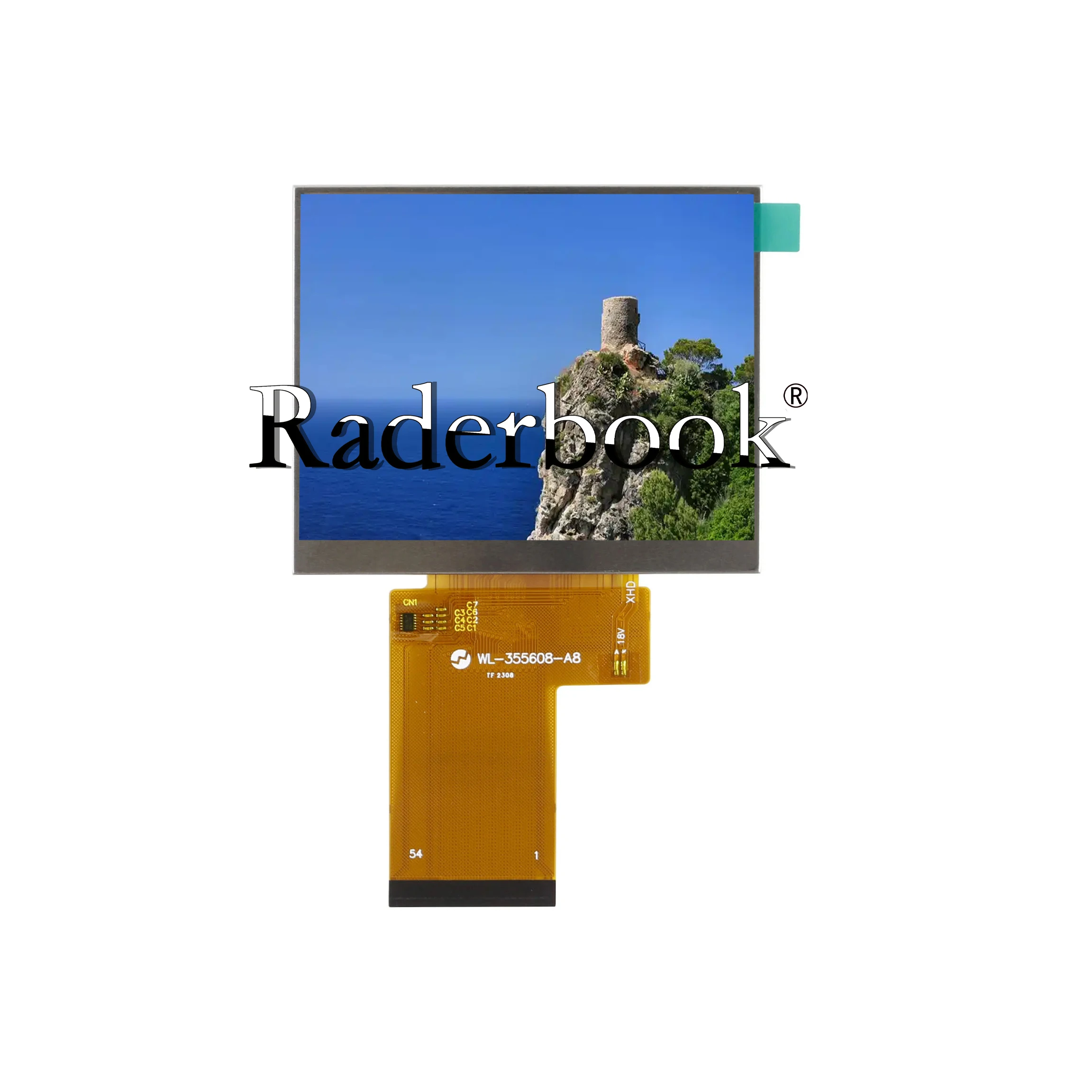 New 3.5 Inch 54Pin Multipurpose LCD Screen Display WL-355608-A8 LCD Panel Monitor WL-355608- A8